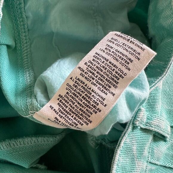 AVEC LES FILLES High Waist Wide Leg Jeans In Aloe Mist - Picture 9 of 12